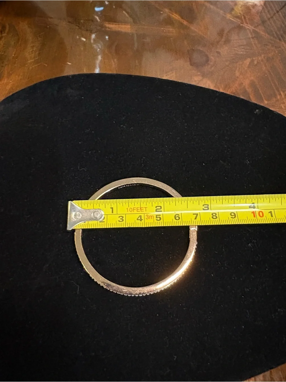 kate spade Rose Gold and Silver Crystal Pavé Hinged Bangle Bracelet